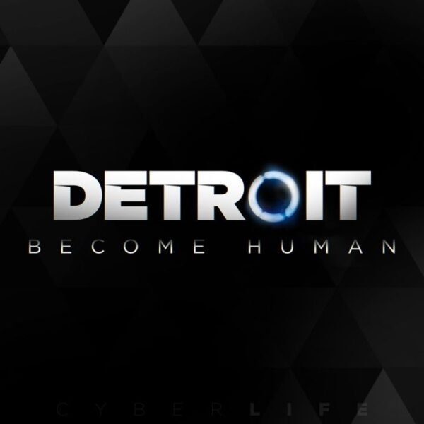 Логотип Detroit: Become Human на чёрном фоне
