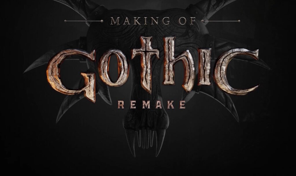 Логотип Gothic Remake на тёмном фоне